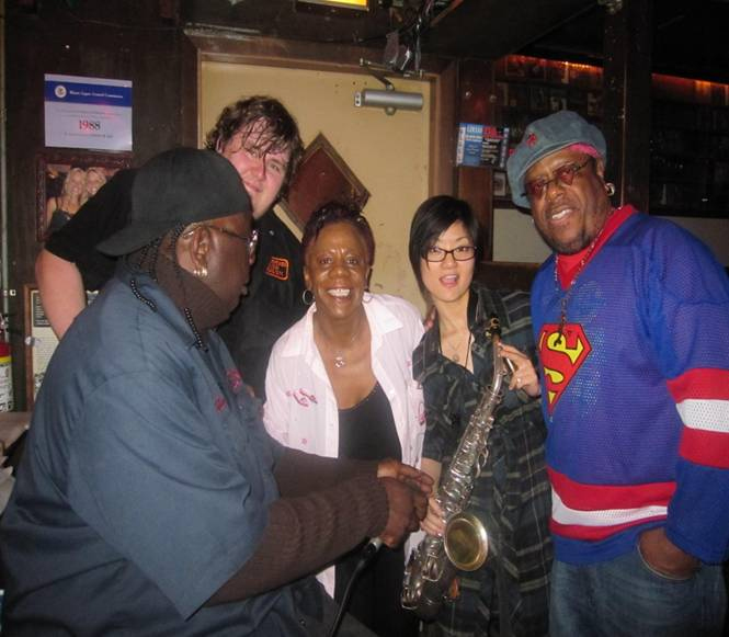Laretha and friends at BLUES on Halsted
